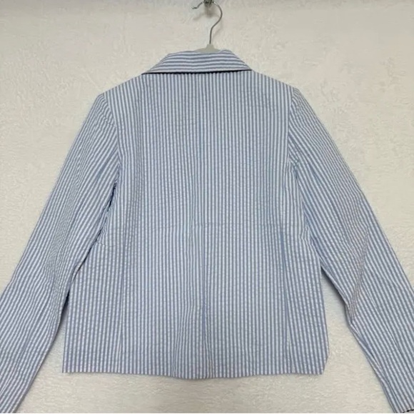 NWT SzL Classic Laura Seersucker Blazer - Picture 2 of 7